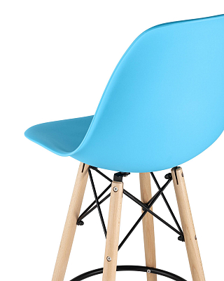 фото Стул Eames DSW барный бирюзовый