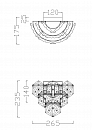 Настенный светильник (бра) Freya FR1004WL-02CH