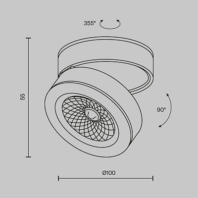 фотография Потолочный светильник Technical C022CL-L12B4K