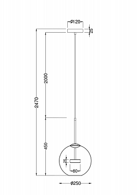 фотография Подвесной светильник Maytoni MOD055PL-L12G3K