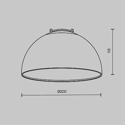 фотография Подвесной светильник Technical TR126B-20W3K-B