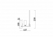 Настенный светильник (бра) Freya FR5197WL-01BS