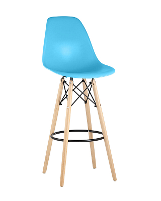 фото Стул Eames DSW барный бирюзовый