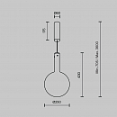 Подвесной светильник Maytoni MOD182PL-L6B3K