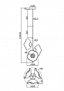 Подвесной светильник Maytoni MOD207PL-03BS