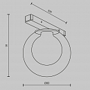 Трековый светильник Technical TR181-1-4WTW-B