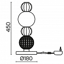 Настольный светильник Maytoni MOD301TL-L18CH3K