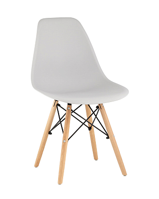 фото Стул Eames Style DSW светло-серый