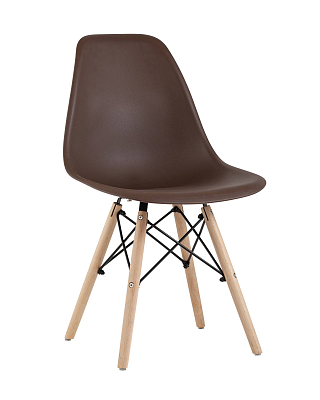 изображение Стул Eames Style DSW коричневый