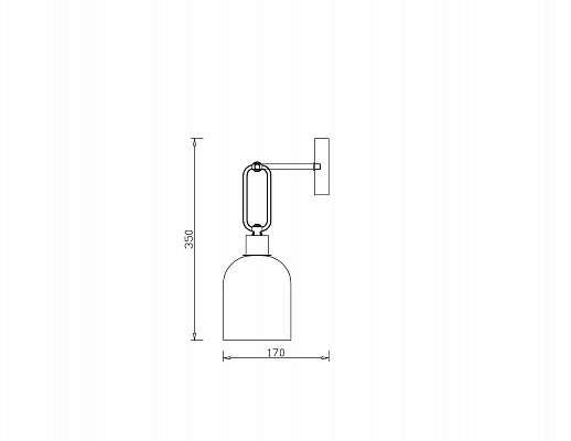 изображение Настенный светильник (бра) Freya FR5178WL-01N