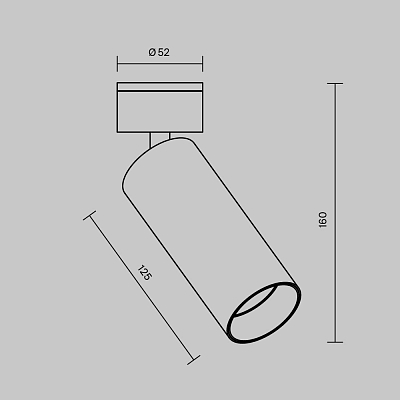 фотография Потолочный светильник Technical C055CL-L12W4K-W-BS