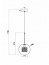 Подвесной светильник Freya FR8018PL-01N