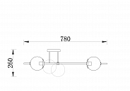 Потолочный светильник Freya FR5205PL-06BS