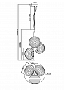 Подвесной светильник Maytoni MOD268PL-03B