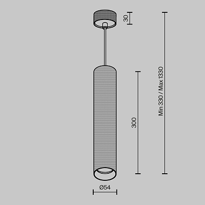 изображение Подвесной светильник Technical P082PL-GU10-MG