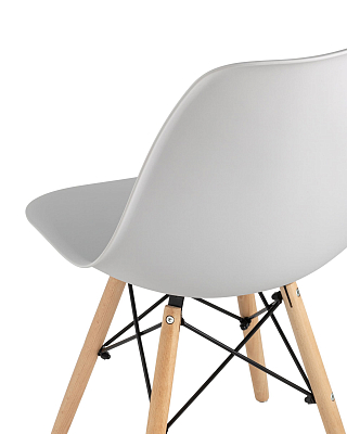 фото Стул Eames Style DSW светло-серый