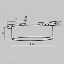 Трековый светильник Technical TR189-1-12W3K-BBS