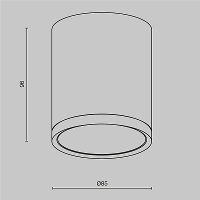 фото Потолочный светильник Technical C086CM-GX53-MRD-WS