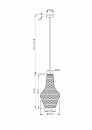 Подвесной светильник Maytoni P054PL-01B2