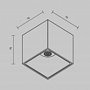 Потолочный светильник Technical C065CL-L12W4K