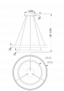 Подвесной светильник Maytoni MOD058PL-L74W4K