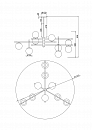 Подвесной светильник Maytoni MOD048PL-09G