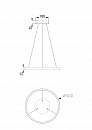 Подвесной светильник Maytoni MOD058PL-L22W4K
