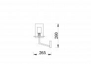 Настенный светильник (бра) Freya FR5206WL-01FG