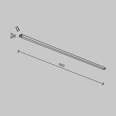 фото Трековый светильник Technical TR173-1-24WTW-B