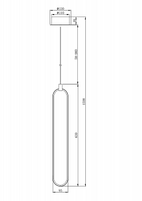 фото Подвесной светильник Maytoni MOD017PL-L13G