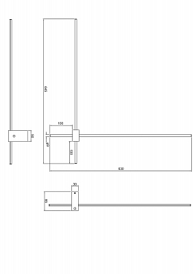 фотография Настенный светильник (бра) Technical C070WL-L12GB3K