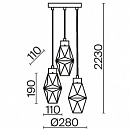 Подвесной светильник Maytoni MOD325PL-03G
