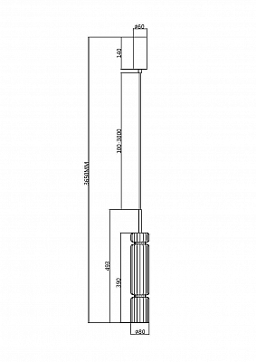 изображение Подвесной светильник Maytoni MOD272PL-L12B3K1