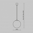 Подвесной светильник Technical P039PL-5W4K-10-B