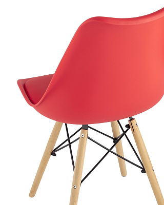 фотография Стул Eames Soft красный