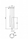 Подвесной светильник Maytoni MOD132PL-L18BSK