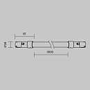 Трековый светильник Technical TR209-1-48W3K-B